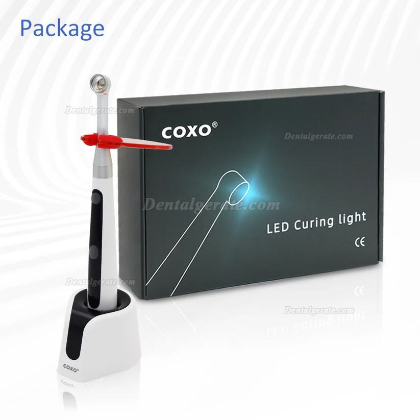 COXO DB686 Q1 LED Polymerisationslampe Kabellos &ndash; 2500 mW/cm&sup2; mit Kariesmodus